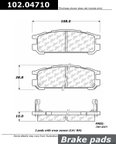 Centric 102.04710 Disc Brake Pad Set - Rear - view 1