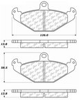 Centric 102.04910 Disc Brake Pad Set - Rear - view 5