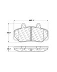 Centric 102.04920 Disc Brake Pad Set - Front - view 6