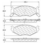 Centric 102.05220 Disc Brake Pad Set - Front - view 5