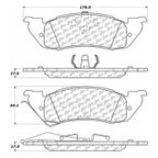Centric 102.05290 Disc Brake Pad Set - Front - view 6