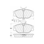 Centric 102.05900 Disc Brake Pad Set - Front - view 7