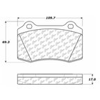 Centric 102.05920 Disc Brake Pad Set - Front or Rear - view 5