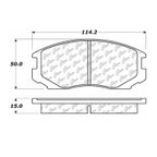 Centric 102.06020 Disc Brake Pad Set - Front - view 6