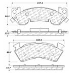 Centric 102.06140 Disc Brake Pad Set - Front - view 5