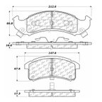 Centric 102.06230 Disc Brake Pad Set - Front - view 5