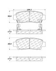 Centric 102.06720 Disc Brake Pad Set - Rear - view 5