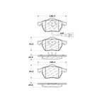 Centric 102.06871 Disc Brake Pad Set - Front - view 6
