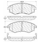 Centric 102.07000 Disc Brake Pad Set - Front - view 5