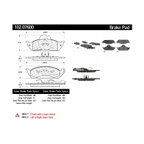 Centric 102.07600 Disc Brake Pad Set - Front - view 6