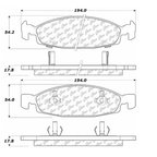 Centric 102.07900 Disc Brake Pad Set - Front - view 5