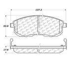 Centric 102.08150 Disc Brake Pad Set - Front - view 6