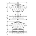 Centric 102.08190 Disc Brake Pad Set - Front - view 6
