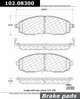 Centric 102.08300 Disc Brake Pad Set - Front - view 1
