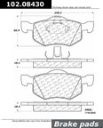 Centric 102.08430 Disc Brake Pad Set - Front - view 1