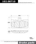 Centric 102.08710 Disc Brake Pad Set - Rear - view 1