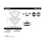 Centric 102.09191 Disc Brake Pad Set - Rear - view 6