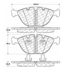 Centric 102.09200 Disc Brake Pad Set - Front - view 6