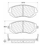 Centric 102.09290 Disc Brake Pad Set - Front - view 6