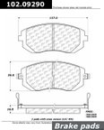 Centric 102.09290 Disc Brake Pad Set - Front - view 1