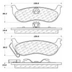 Centric 102.09320 Disc Brake Pad Set - Rear - view 5