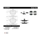 Centric 102.09790 Disc Brake Pad Set - Front - view 6