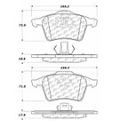 Centric 102.09790 Disc Brake Pad Set - Front - view 5