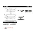 Centric 102.10870 Disc Brake Pad Set - Rear - view 7