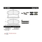 Centric 102.10890 Disc Brake Pad Set - Front - view 6