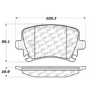 Centric 102.11080 Disc Brake Pad Set - Rear - view 5