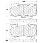 Centric 102.11190 Disc Brake Pad Set - Front - view 5
