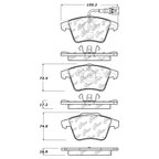 Centric 102.11740 Disc Brake Pad Set - Front - view 5