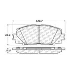 Centric 102.11840 Disc Brake Pad Set - Front - view 5