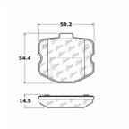 Centric 102.11851 Disc Brake Pad Set - Rear - view 5