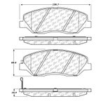 Centric 102.12020 Disc Brake Pad Set - Front - view 5