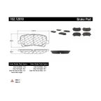 Centric 102.12810 Disc Brake Pad Set - Rear - view 6