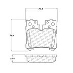 Centric 102.12830 Disc Brake Pad Set - Rear - view 5