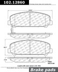 Centric 102.12860 Disc Brake Pad Set - Front - view 1