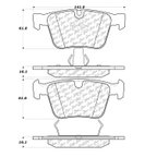 Centric 102.12900 Disc Brake Pad Set - Rear - view 5