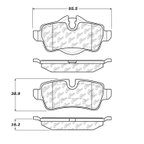 Centric 102.13090 Disc Brake Pad Set - Rear - view 5
