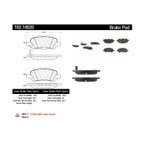 Centric 102.14020 Disc Brake Pad Set - Rear - view 6