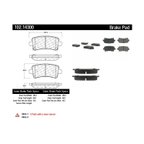 Centric 102.14300 Disc Brake Pad Set - Rear - view 6
