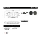 Centric 102.15020 Disc Brake Pad Set - Rear - view 6
