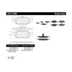 Centric 102.15380 Disc Brake Pad Set - Front or Rear - view 6