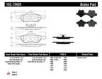 Centric 102.15420 Disc Brake Pad Set - Front - view 4