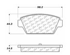 Centric 103.03290 Disc Brake Pad Set - Rear - view 5