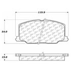 Centric 103.03560 Disc Brake Pad Set - Front - view 6