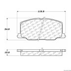 Centric 103.03560 Disc Brake Pad Set - Front - view 1