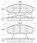 Centric 103.03760 Disc Brake Pad Set - Front - view 5