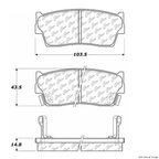 Centric 103.04180 Disc Brake Pad Set - Front - view 1
